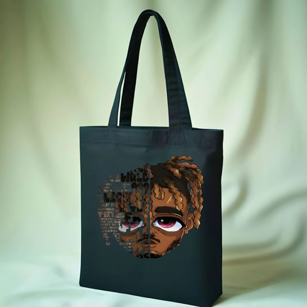 Parody Face Meme Tote Bag with This is Fine dog design