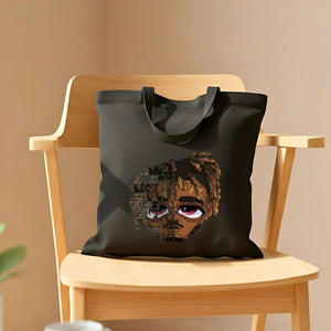 Parody Face Meme Tote Bag with This is Fine dog design