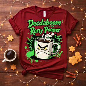 Party Pooper Christmas Meme Funny Tee – funny sarcastic holiday t-shirt for Christmas parties.”