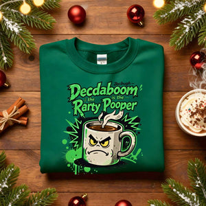 Party Popper Christmas meme sweatshirt, funny holiday humor sweatshirt, cozy festive unisex sweatshirt for Christmas 2025, meme funny Christmas outfit for men and women, holiday party wear.