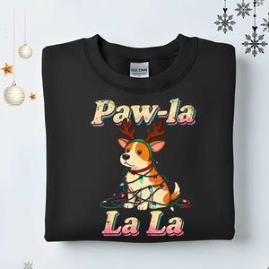 Pawla Retro Animal Christmas Sweatshirt β funny vintage pet lover Christmas meme sweatshirt for dog and cat owners by Memez.Store