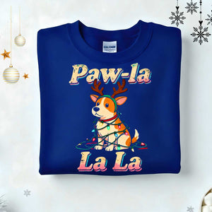 Pawla Retro Animal Christmas Sweatshirt β funny vintage pet lover Christmas meme sweatshirt for dog and cat owners by Memez.Store