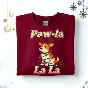Pawla Retro Animal Christmas Sweatshirt β funny vintage pet lover Christmas meme sweatshirt for dog and cat owners by Memez.Store