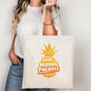 Pineapple Design Reusable Tote – Memez Store