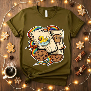 Playing Cards and Cookies Meme Funny T-Shirt