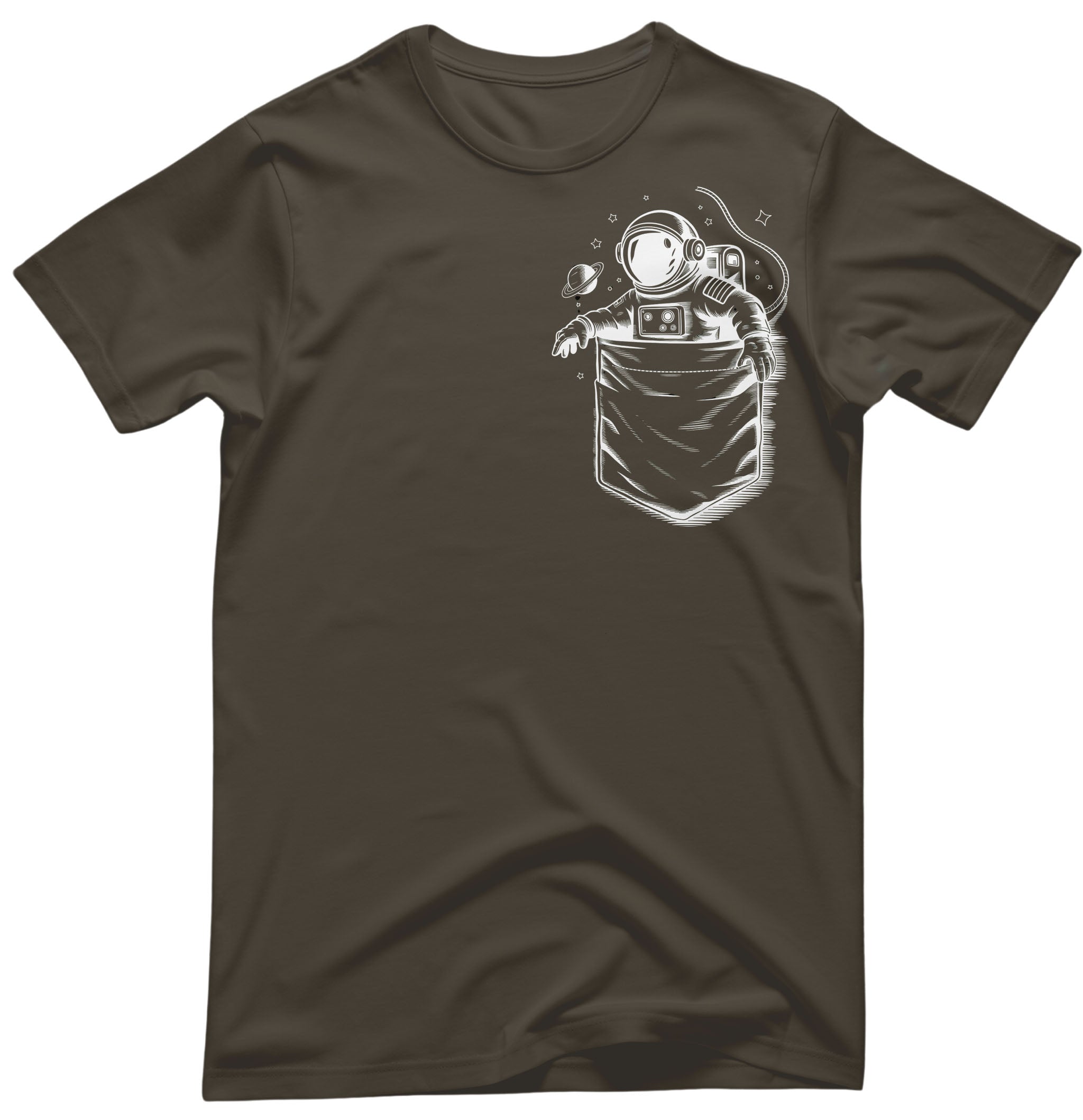 Pocket Astronaut Tee - Space Lover’s Unisex Shirt | Memez Store