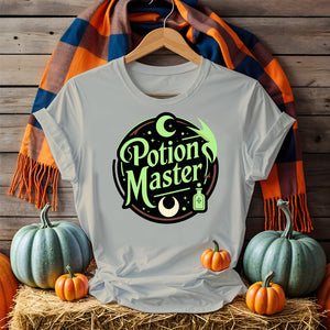 Potion Master Halloween Tee – Funny Witch Themed Shirt for Halloween by Memez Store