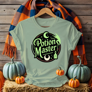 Potion Master Halloween Tee – Funny Witch Themed Shirt for Halloween by Memez Store