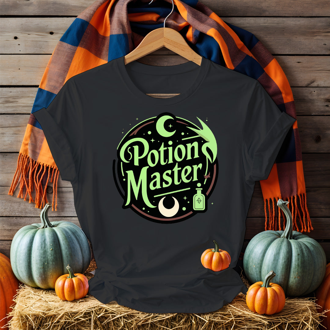 Potion Master Halloween Tee – Funny Witch Themed Shirt for Halloween by Memez Store