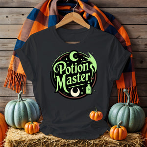 Potion Master Halloween Tee – Funny Witch Themed Shirt for Halloween by Memez Store