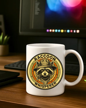 Animal meme raccoon ceramic mug 11oz 15oz