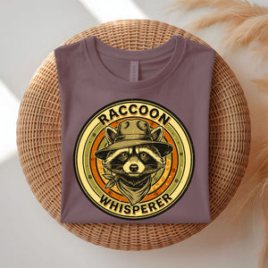 Raccoon Whisperer funny trash panda tamer t-shirt