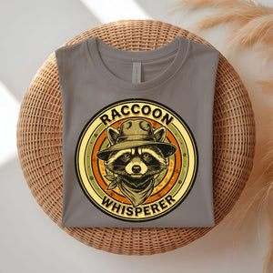 Raccoon Whisperer funny trash panda tamer t-shirt