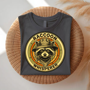 Raccoon Whisperer funny trash panda tamer t-shirt