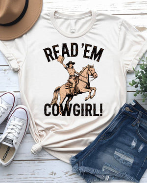 read-em-cowgirl-retro-funny-tee