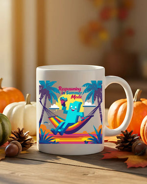 Respawning gamer mug spooky Halloween coffee cup”