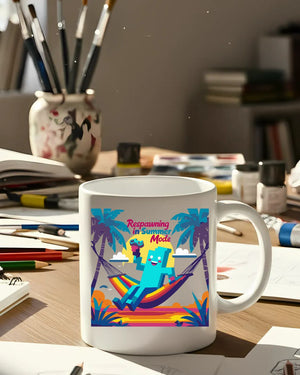 Respawning gamer mug spooky Halloween coffee cup”