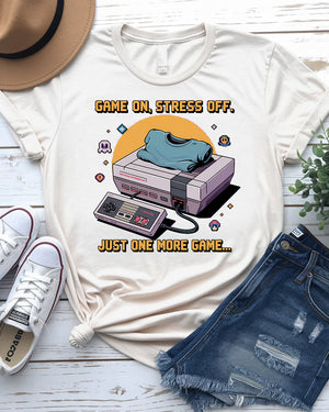 Retro gaming graphic tee for men