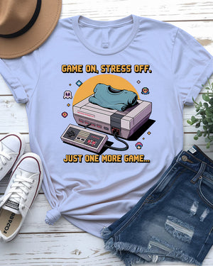 Retro gaming graphic tee for men
