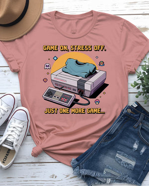 Retro gaming graphic tee for men