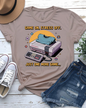 Retro gaming graphic tee for men