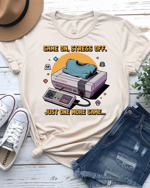 Retro gaming graphic tee for men