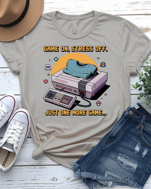 Retro gaming graphic tee for men