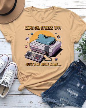 Retro gaming graphic tee for men