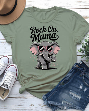 Rock on mama funny t-shirt