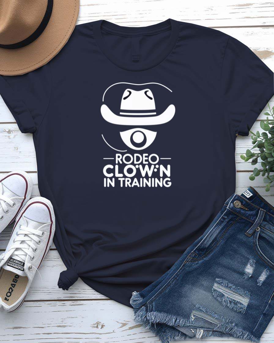 “Rodeo Clown Tee – Funny Western Shirt by Memez Store”