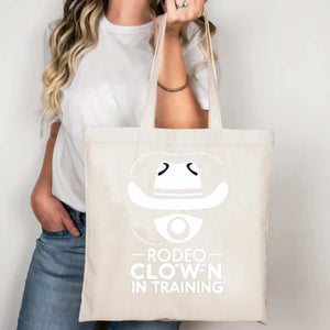 Rodeo Clown Tote Bag Memez Store Funny Western Style