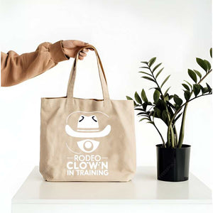 Rodeo Clown Tote Bag Memez Store Funny Western Style