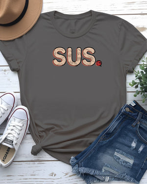 SUS typographical tee shirt design