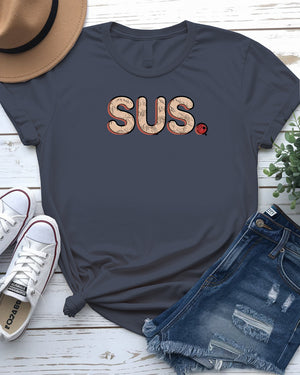 SUS typographical tee shirt design
