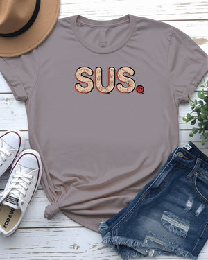 SUS typographical tee shirt design