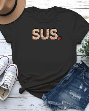 SUS typographical tee shirt design