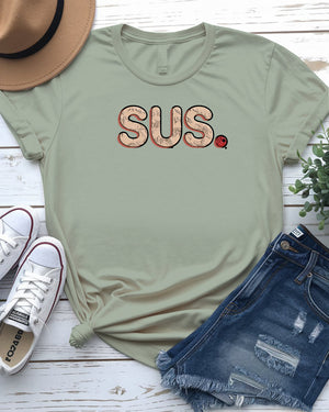 SUS typographical tee shirt design