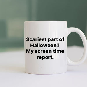 “Funny Halloween gag gift meme coffee mug