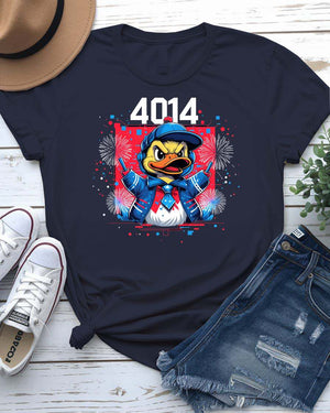 Screaming Ducky Meme Tee – funny unisex t-shirt featuring viral angry duck graphic, made-to-order by Memez Store.