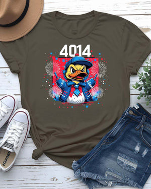 Screaming Ducky Meme Tee – funny unisex t-shirt featuring viral angry duck graphic, made-to-order by Memez Store.
