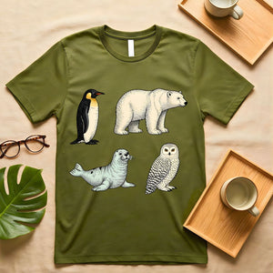 Ocean animal illustration t shirt for beach lovers
