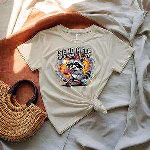 Send Help Funny Graphic T-Shirt by Memez Store