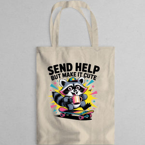 “Send Help Meme Tote Bag funny design by Memez Store”