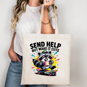 “Send Help Meme Tote Bag funny design by Memez Store”