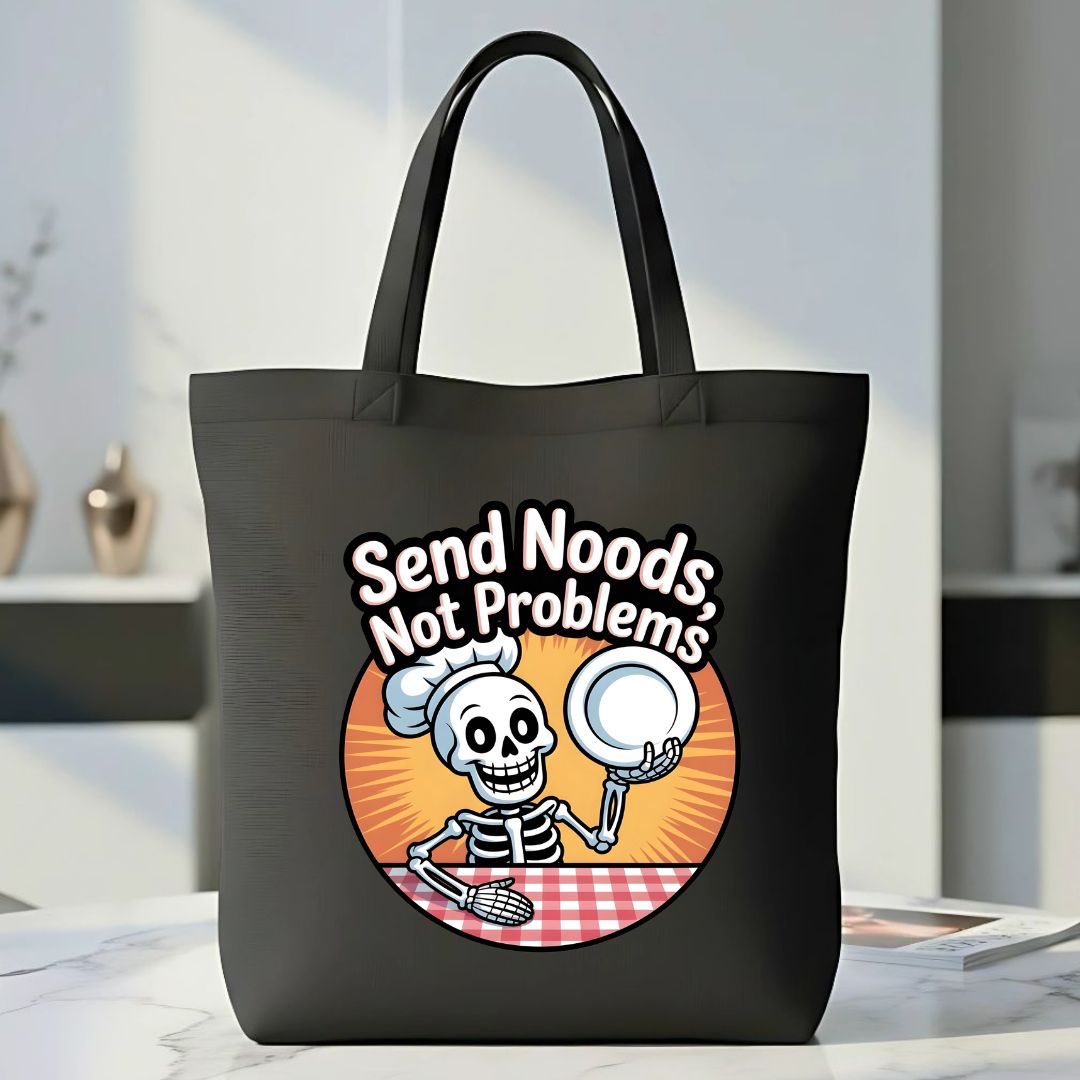 Send Noods Meme Tote Bag Dark Humor