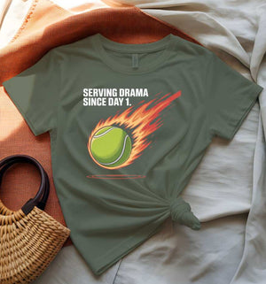 Serving Drama Since Day 1 Funny Meme T-Shirt by Memez Store