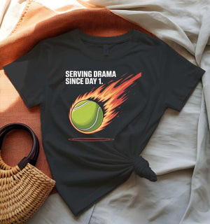 Serving Drama Since Day 1 Funny Meme T-Shirt by Memez Store