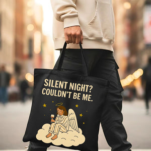 Silent Night Peaceful Christmas Tote Bag