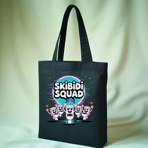 Skibidi Squad Meme Tote Bag by Memez Store