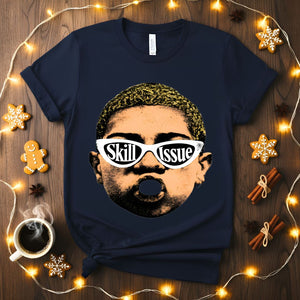 Skill Issue Meme Funny T-Shirt with gaming humor text